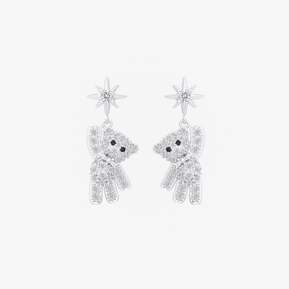 Baby bear earrings